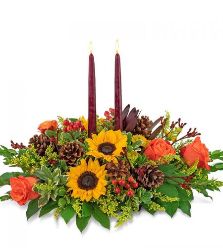 Autumnal Abundance Centerpiece